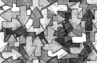 Poster - Arrow seamless background