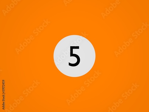 Patron boule de billard n°5