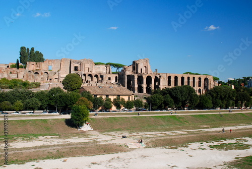 Board z aluminiowym obramowaniem Domus severiana, circo massimo, roma