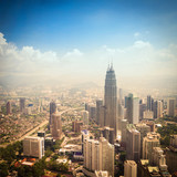 Fototapeta Miasto - modern city in Kuala Lumpur