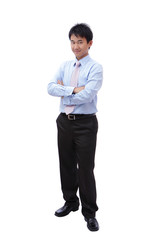 Poster - Full length of a young businessman smile