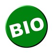 Button rund grün - Bio