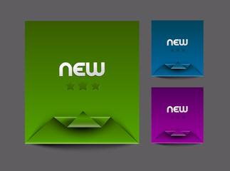 Wall Mural - Corner banner design