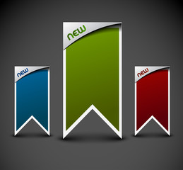 Wall Mural - advertisement labels stickers