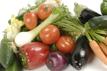 Wall Mural - Bodegón con verduras, detalle