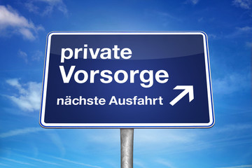 Poster - private Vorsorge