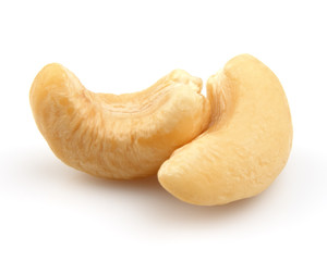 Wall Mural - Two cashew in closeup