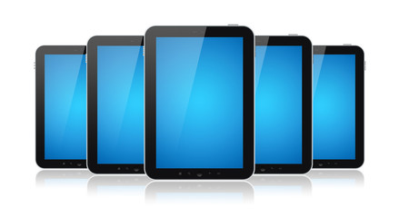 Aufkleber - Group Of Tablet PC Isolated