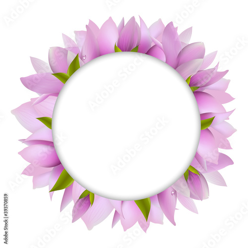 Tapeta ścienna Magnolia z kręgu