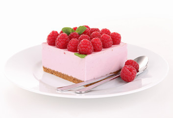 Canvas Print - raspberry cake