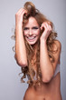 © danielkrol - Portrait of delicate smiling woman