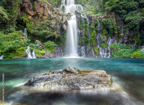 Naklejka dekoracyjna Cascade du bassin des Aigrettes - Ile de La Réunion