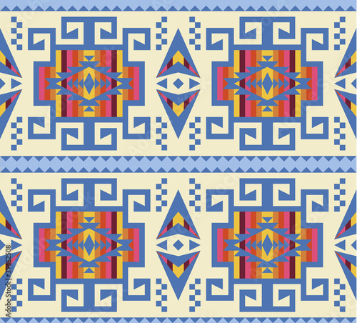 Obraz na płótnie canvas dwuczęściowy "dyptyk" Wzór geometryczny seamles