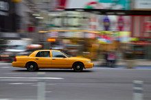 Taxi Am Times Square, New York City, USA