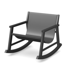 Poster - 3d render of modern chair