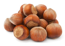 Hazelnuts Pile