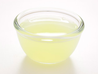 Poster - close up of a bowl of lemon juice