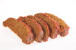 Sliced meatloaf
