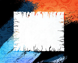 Wall Mural - grungy design vector banner. eps10