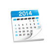 vecteur, calendrier/agenda 2014