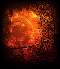 Wall Mural - abstract design grungy background. eps10 vector