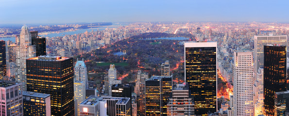 Fototapete - New York City Central Park panorama