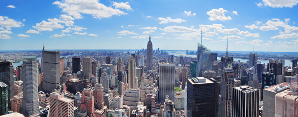 Canvas Print - New York City Manhattan panorama