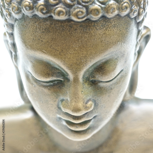 Naklejka - mata magnetyczna na lodówkę Buddha portrait
