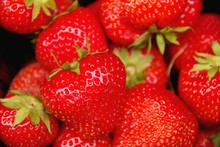 Fresh Strawberries At The Greengrocer