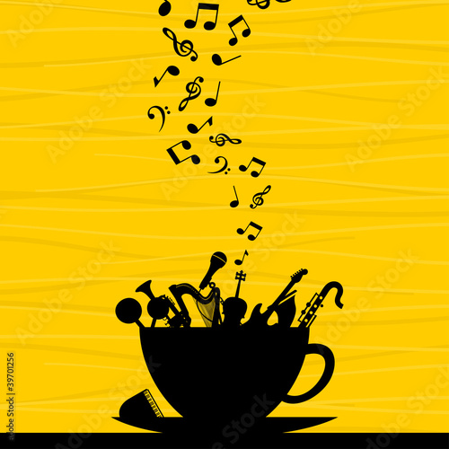 Board z aluminiowym obramowaniem Musical cup2