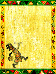 Wall Mural - African national patterns