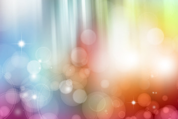 Sticker - Abstract colorful blurs background