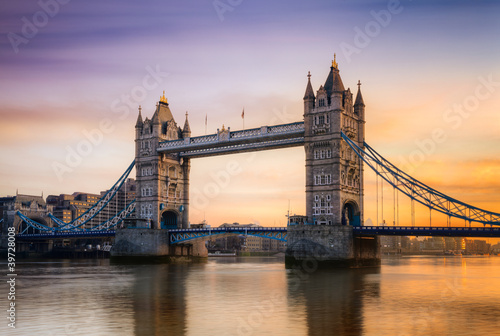 Tapeta ścienna na wymiar Tower Bridge Londres Angleterre