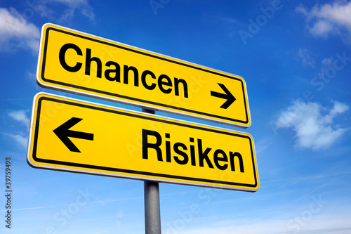 Chancen Risiken Stock-Foto | Adobe Stock
