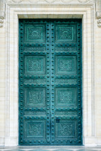 Pantheon Doors In Paris