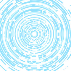 Techno abstract white-blue background