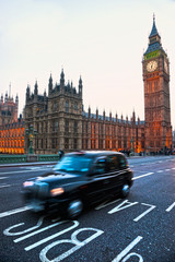 Wall Mural - The Big Ben at night, London, UK.