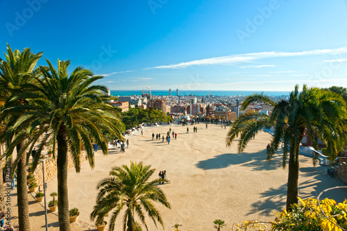 Board z aluminiowym obramowaniem Barcelona, ​​Hiszpania.