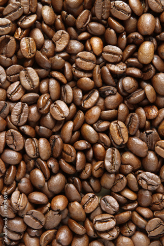 Board z aluminiowym obramowaniem Ziarna kawy