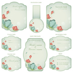 Sticker - Wedding Reception Invitation Card