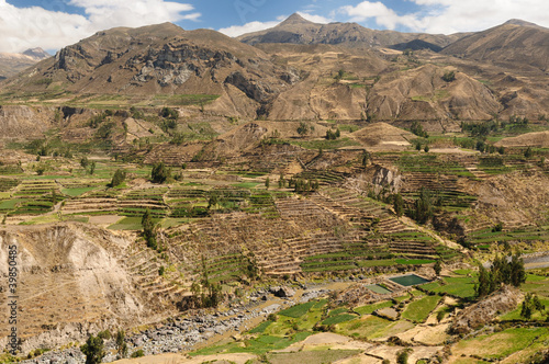 Board z aluminiowym obramowaniem Dolina Colca, Peru