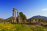 Fototapeta  - The tholos of the sanctuary of Athena Pronaia at Delphi,Greece