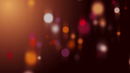 red bokeh