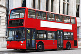 Fototapeta Big Ben - London Double decker red bus