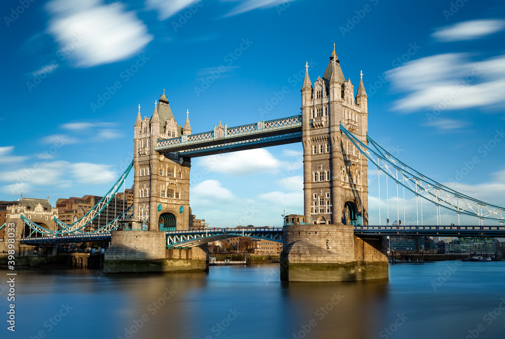 Tower Bridge Londres Angleterre - obrazy, fototapety, plakaty 
