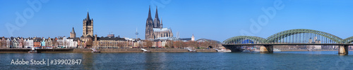 Tapeta ścienna Duża panorama wody kolońskiej, Niemcy