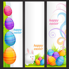 Wall Mural - set of easter banner