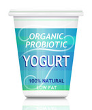 Fototapeta  - Probiotic yogurt.