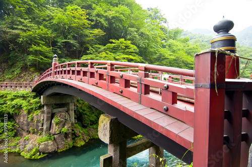 Board z aluminiowym obramowaniem Puente shinkyo en nikko, japon