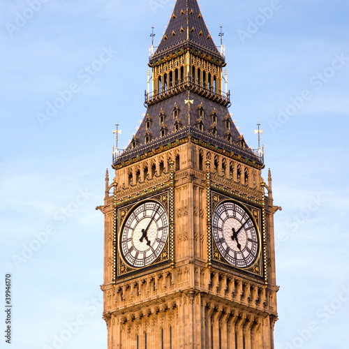 Obraz na płótnie canvas czteroczęściowy "tetraptyk" Big ben